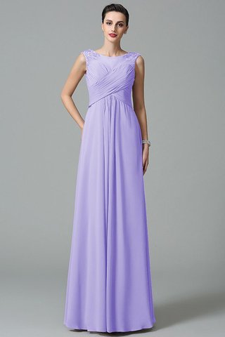 Robe demoiselle d'honneur longue manche nulle avec chiffon a-ligne fermeutre eclair - photo 18