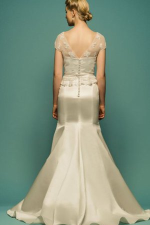 Robe de mariée sobre longue classique naturel col u profond - photo 2