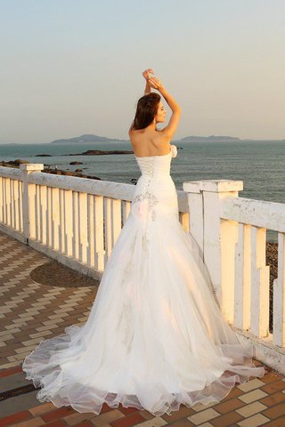 Robe de mariée longue de tour de ceinture empire cordon au bord de la mer de mode de bal - photo 2