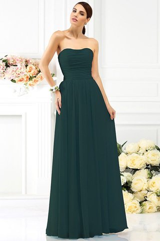 Robe demoiselle d'honneur plissage avec fronce en chiffon de bustier ligne a - photo 9