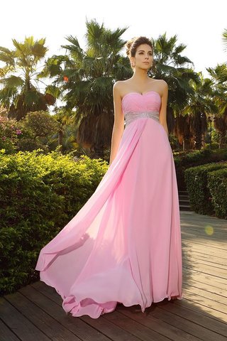 Robe de soirée longue de princesse a-ligne avec chiffon de traîne courte - photo 1