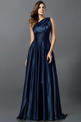 Robe demoiselle d'honneur longue plissage de princesse en satin soyeux ligne a - photo 22