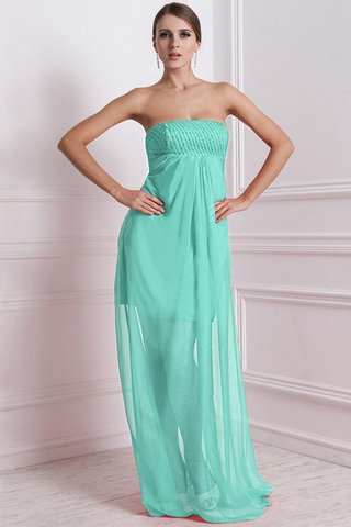 Robe demoiselle d'honneur longue avec sans manches de princesse ligne a avec chiffon - photo 13