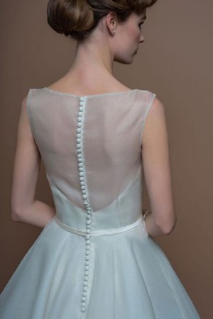 Robe de mariée naturel en tout plein air avec mousseline ligne a manche nulle - photo 2