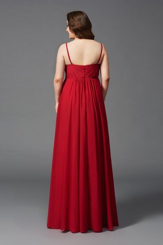 Robe de bal avec perle de princesse avec chiffon fermeutre eclair longueur au ras du sol - photo 2