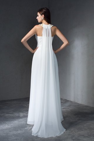 Robe de soirée longue avec perle en chiffon ligne a de princesse - photo 2