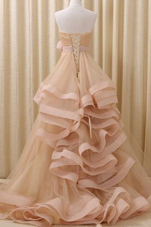 Robe de quinceanera pailleté avec perle ornée brodé bandouliere spaghetti - photo 2