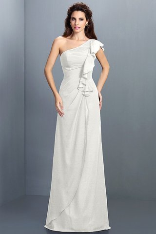 Robe demoiselle d'honneur plissage longue au drapée fermeutre eclair avec chiffon - photo 16