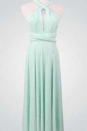 Robe demoiselle d'honneur attirent plissage delicat a-ligne dénudé - photo 1