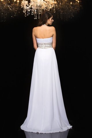 Robe de bal longue manche nulle de tour de ceinture en haute de princesse a-ligne - photo 2