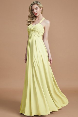 Robe demoiselle d'honneur naturel ruché avec chiffon fermeutre eclair avec sans manches - photo 14