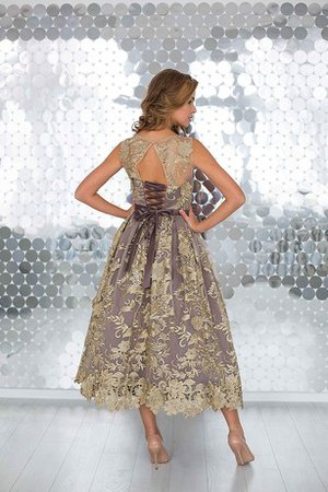 Robe de bal plissage romantique cordon avec ruban trou de serrure - photo 2