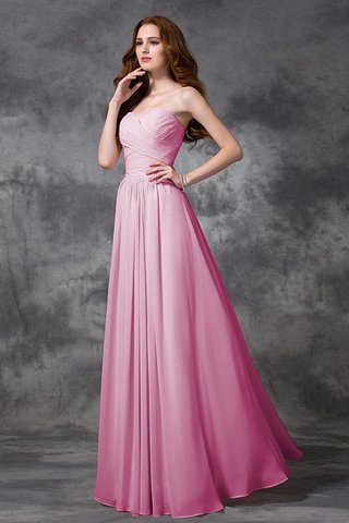 Robe demoiselle d'honneur longue avec chiffon avec sans manches ruché de princesse - photo 22