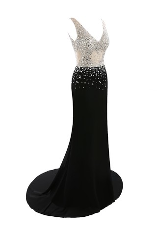 Robe de soirée exceptionnel attirent solennel bustier de bustier avec perle - photo 5