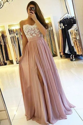 Robe de bal jusqu'au sol bretelles spaghetti avec sans manches de princesse fascinant - photo 1