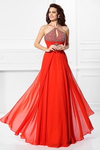 Robe de soirée longue de princesse avec zip a-ligne longueur au niveau de sol - photo 6