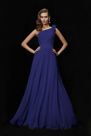 Robe demoiselle d'honneur longue avec chiffon avec sans manches avec zip de princesse - photo 25