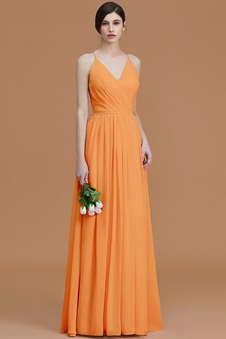 Robe demoiselle d'honneur naturel ruché manche nulle avec chiffon fermeutre eclair - photo 25