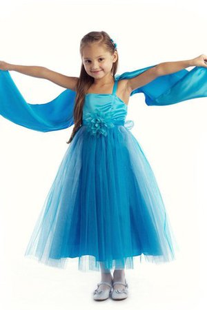 Robe de cortège enfant plissage de mode de bal fermeutre eclair textile en tulle ligne a - photo 2