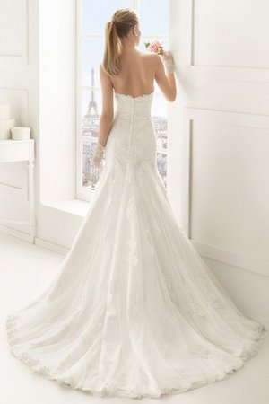 Robe de mariée chic longue de sirène a salle intérieure fermeutre eclair - photo 2