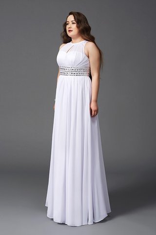 Robe de bal longue en chiffon de princesse avec perle longueur au ras du sol - photo 6