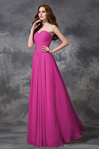 Robe demoiselle d'honneur longue avec chiffon avec sans manches ruché de princesse - photo 11