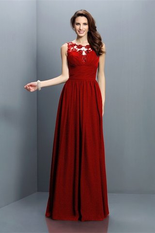 Robe demoiselle d'honneur plissage longue avec zip avec chiffon jusqu'au sol - photo 23