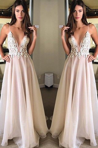 Robe de soirée junoesque de princesse de traîne courte avec chiffon naturel - photo 1