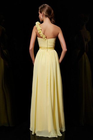 Robe demoiselle d'honneur longue avec chiffon avec sans manches avec zip de princesse - photo 30