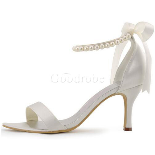 Chaussures de mariage luxueux taille réelle du talon 3.54 pouce (9cm) talons hauts eté - photo 7