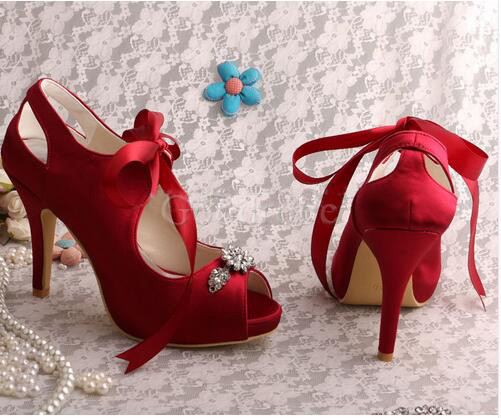 Chaussures de mariage formel talons hauts plates-formes hauteur de plateforme 0.59 pouce (1.5cm)
