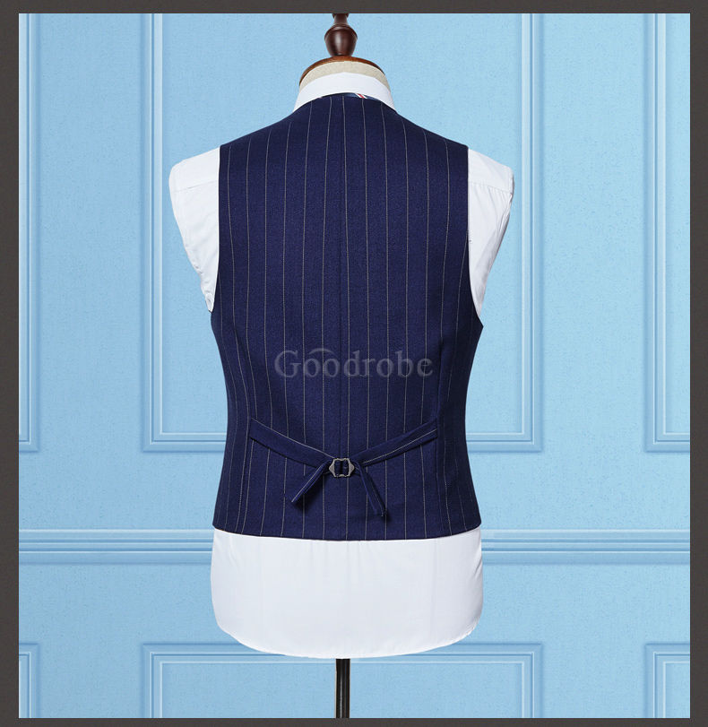 Hommes blazer costume homme de bal rayure haute qualité hommes costumes