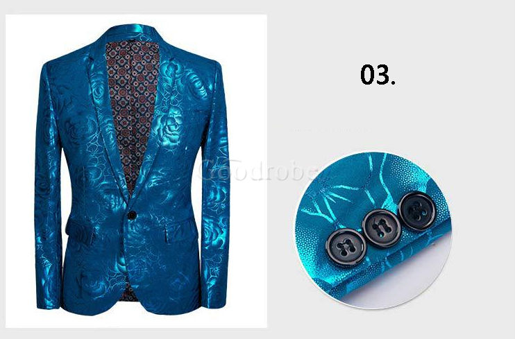 Costume hommes costumes bleu tuxedos mariage mâle