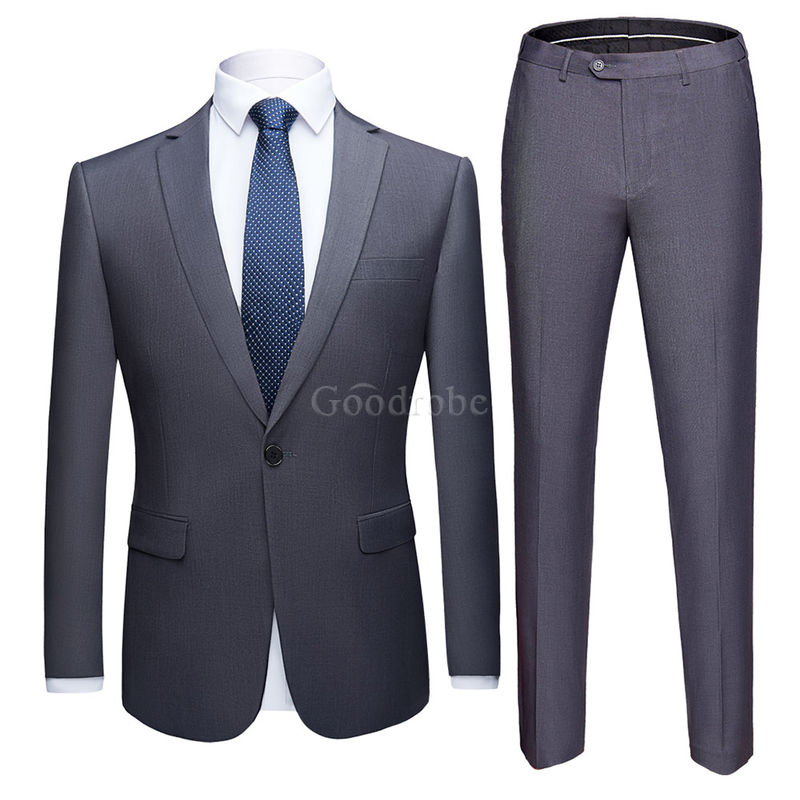 Formel costume ensemble blazer pantalon terno hommes costume slim fit