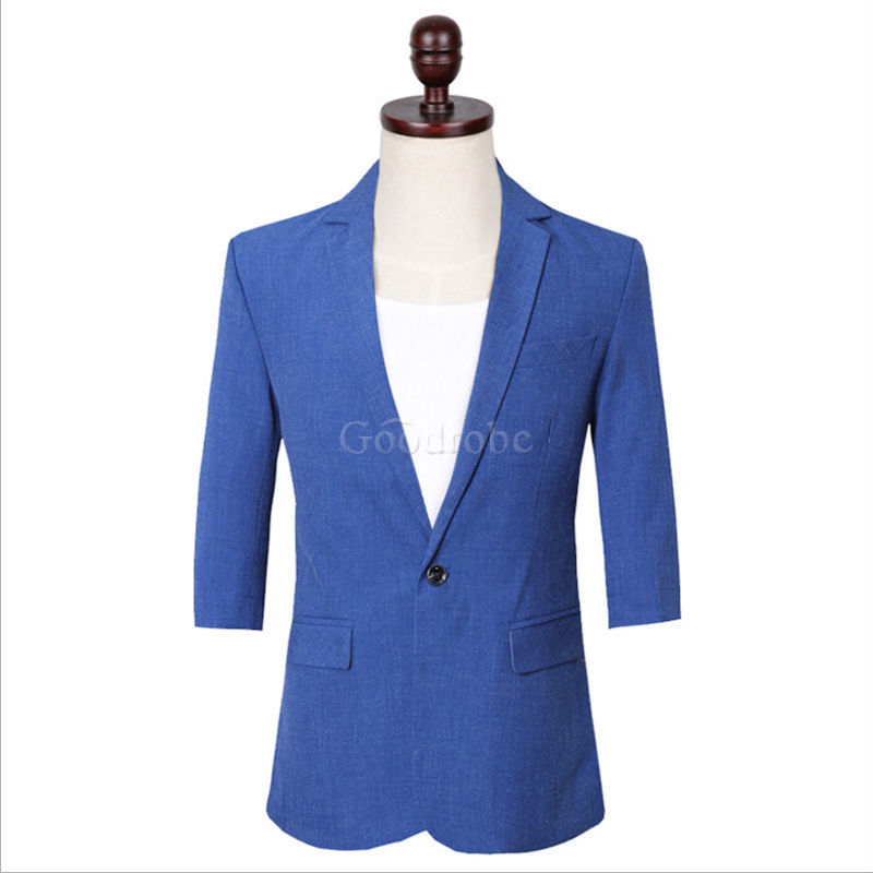 Costumes bleu safari hommes nouveau design blazer