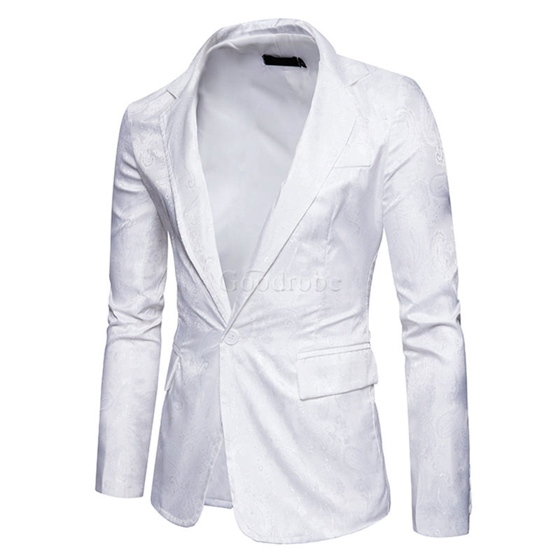 Printemps mode imprimer fleur slim convient blazers veste manteau