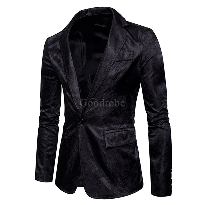 Printemps mode imprimer fleur slim convient blazers veste manteau