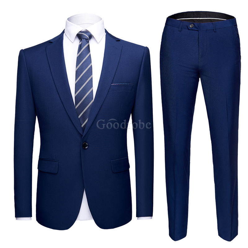 Formel costume ensemble blazer pantalon terno hommes costume slim fit