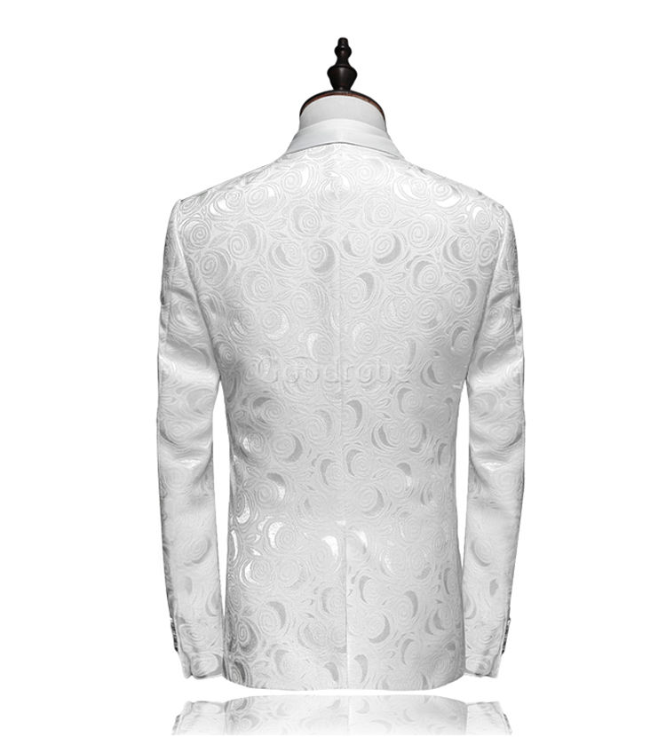 Costumes tuxedos groomsman blazer qriginal blanc