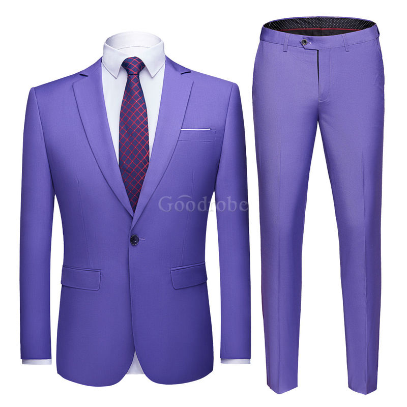 Formel costume ensemble blazer pantalon terno hommes costume slim fit