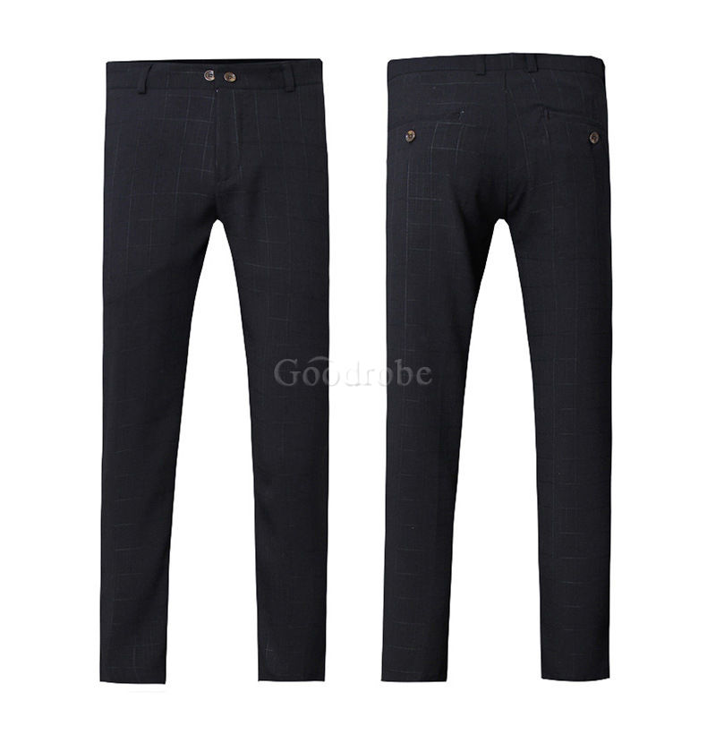 Pour hommes costume slim fit costumes hommes pantalon