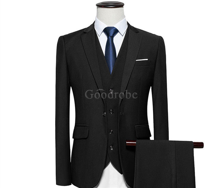 Ensembles/hommes couleur hommes décontracté business costume unie