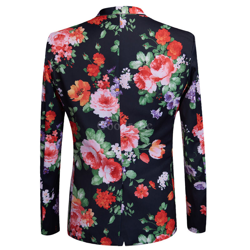 Fleur mariage hommes costumes slim fit 2 pièces