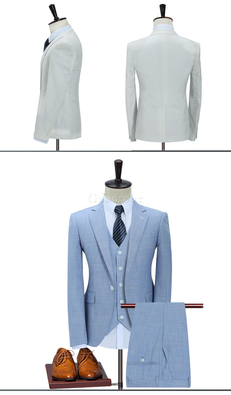 Costume homme travail affaires costumes pour hommes mariage solide