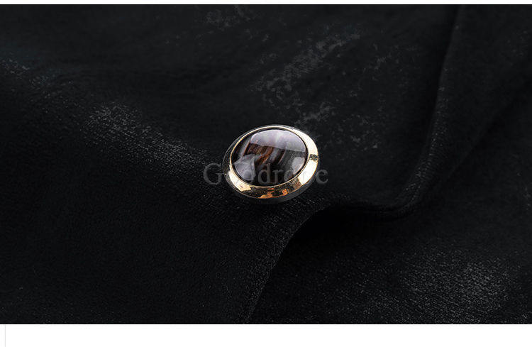 Automne deux pièces noir décontracté affaires slim fit