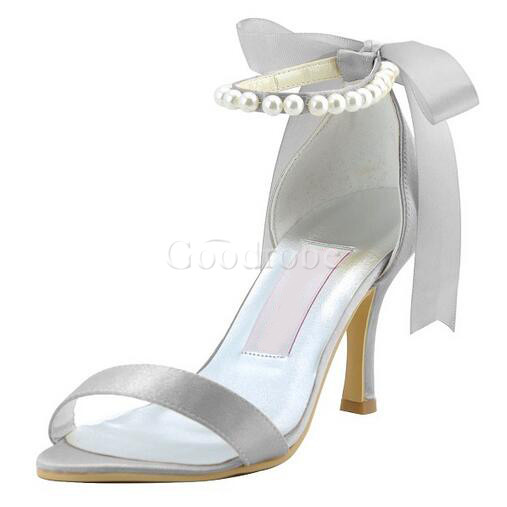 Chaussures de mariage luxueux taille réelle du talon 3.54 pouce (9cm) talons hauts eté - photo 10
