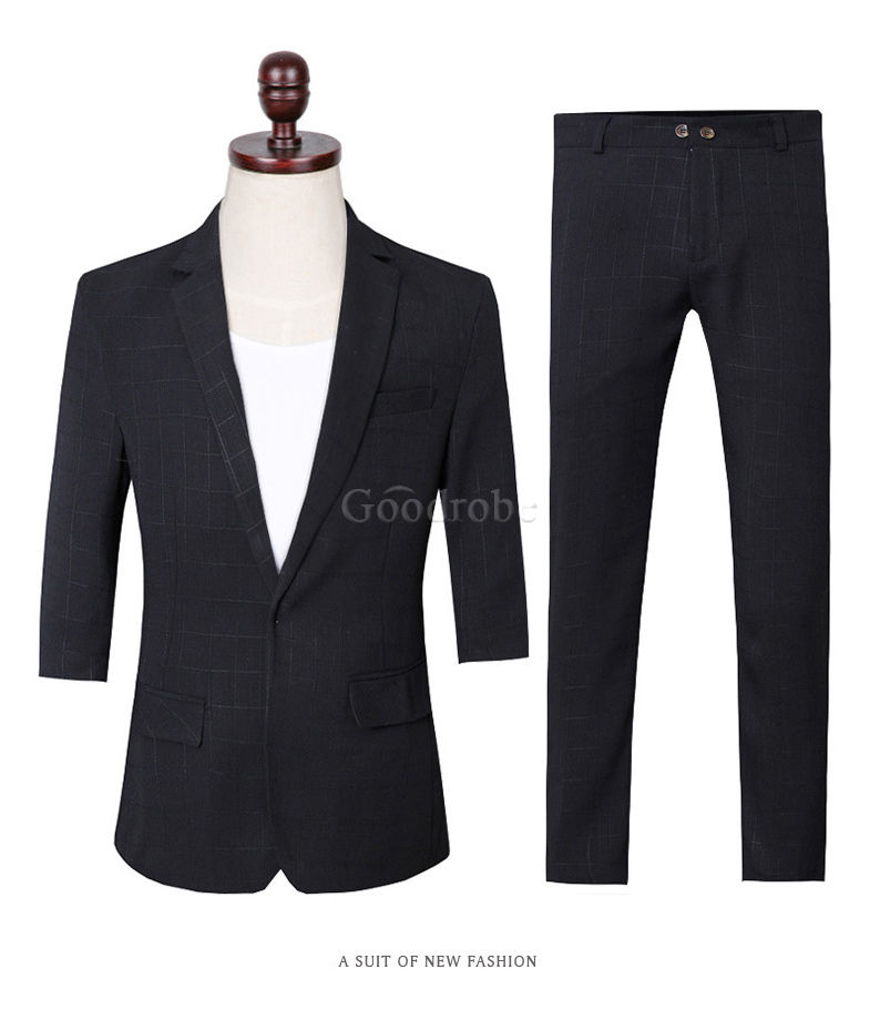 Pour hommes costume slim fit costumes hommes pantalon