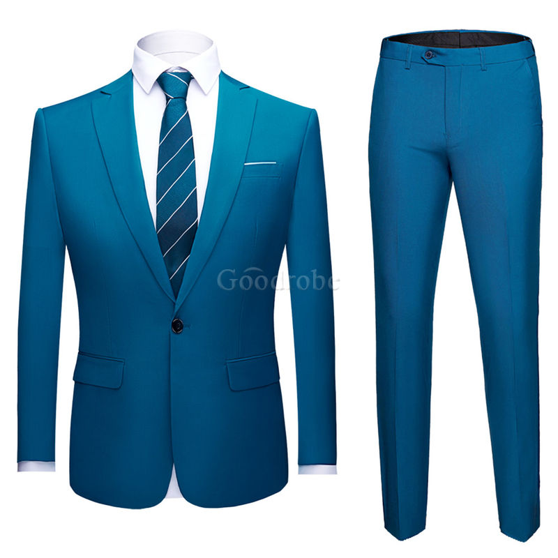 Formel costume ensemble blazer pantalon terno hommes costume slim fit