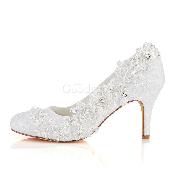 Chaussures de mariage talons hauts printemps charmante taille réelle du talon 3.15 pouce (8cm) - photo 6