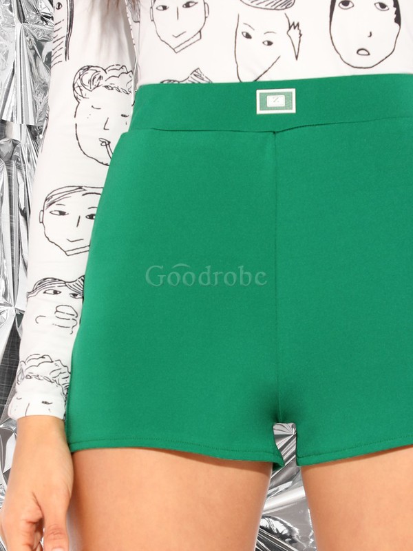 Short unicolore brillant cycliste populaire - photo 4